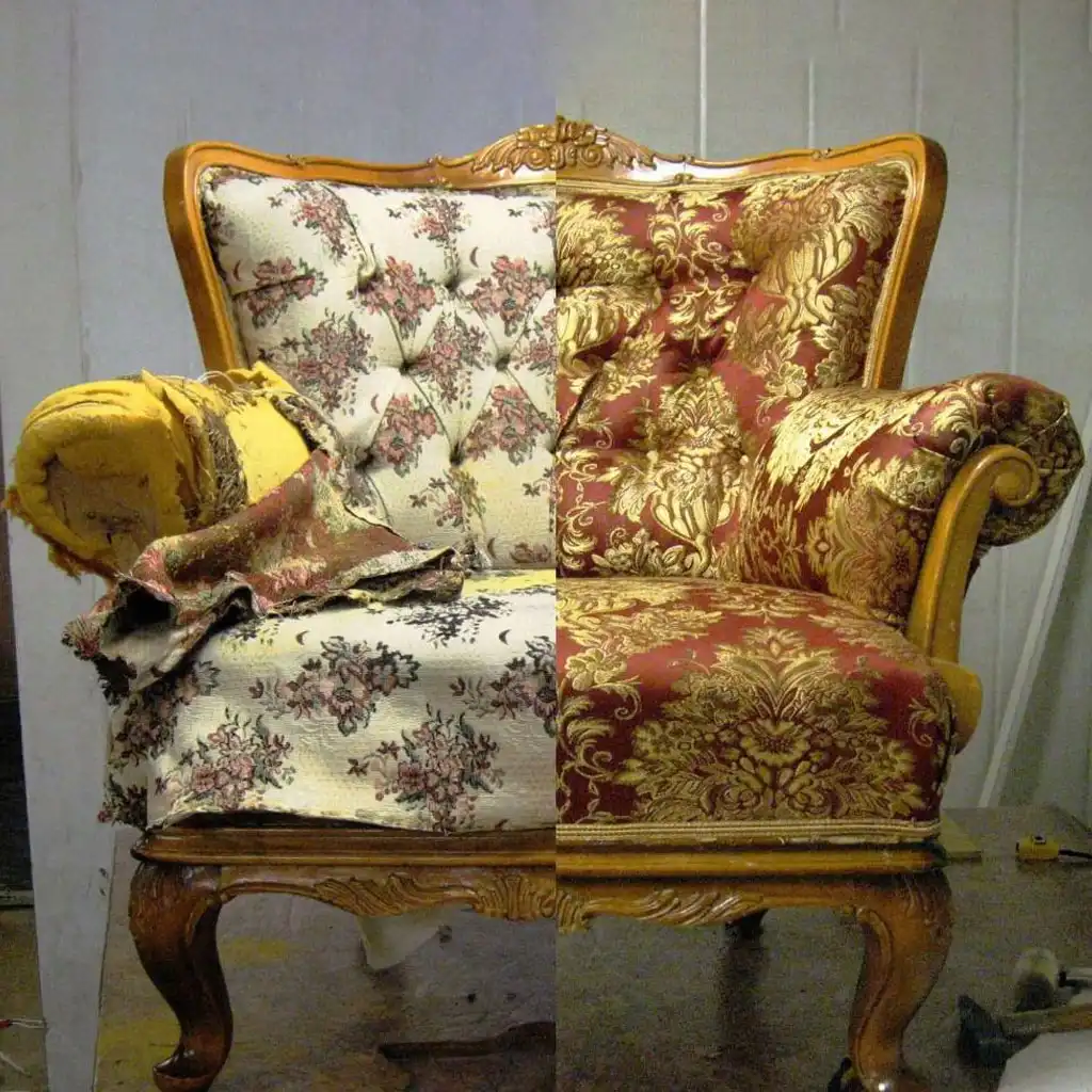 تعویض فوم و اسفنج مبل استیل (سلطنتی)