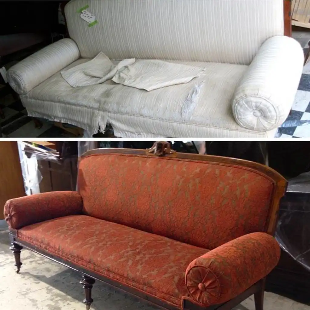 تعویض پارچه مبل کلاسیک